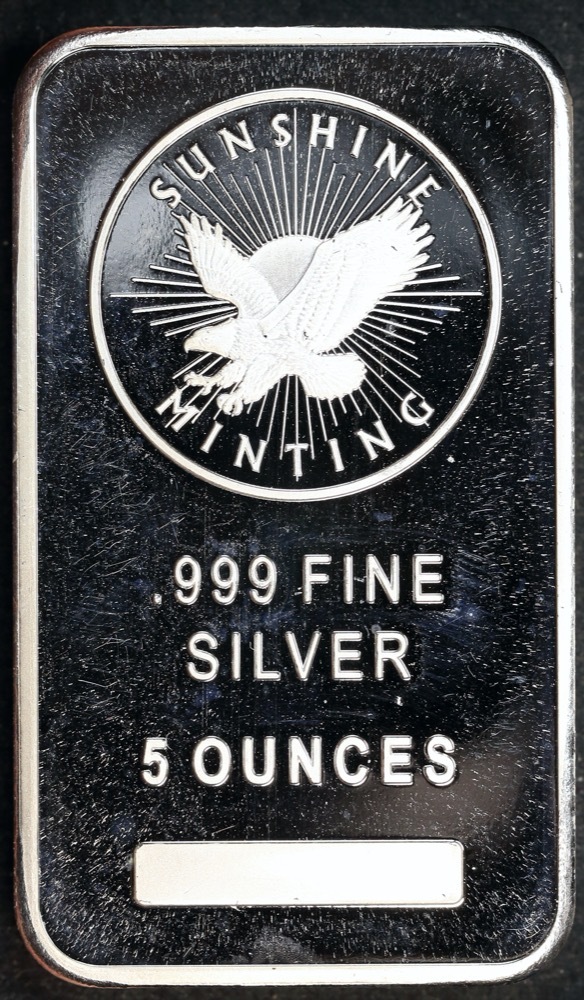 Generic Silver Five Ounce Ingot 99.9% Pure product image