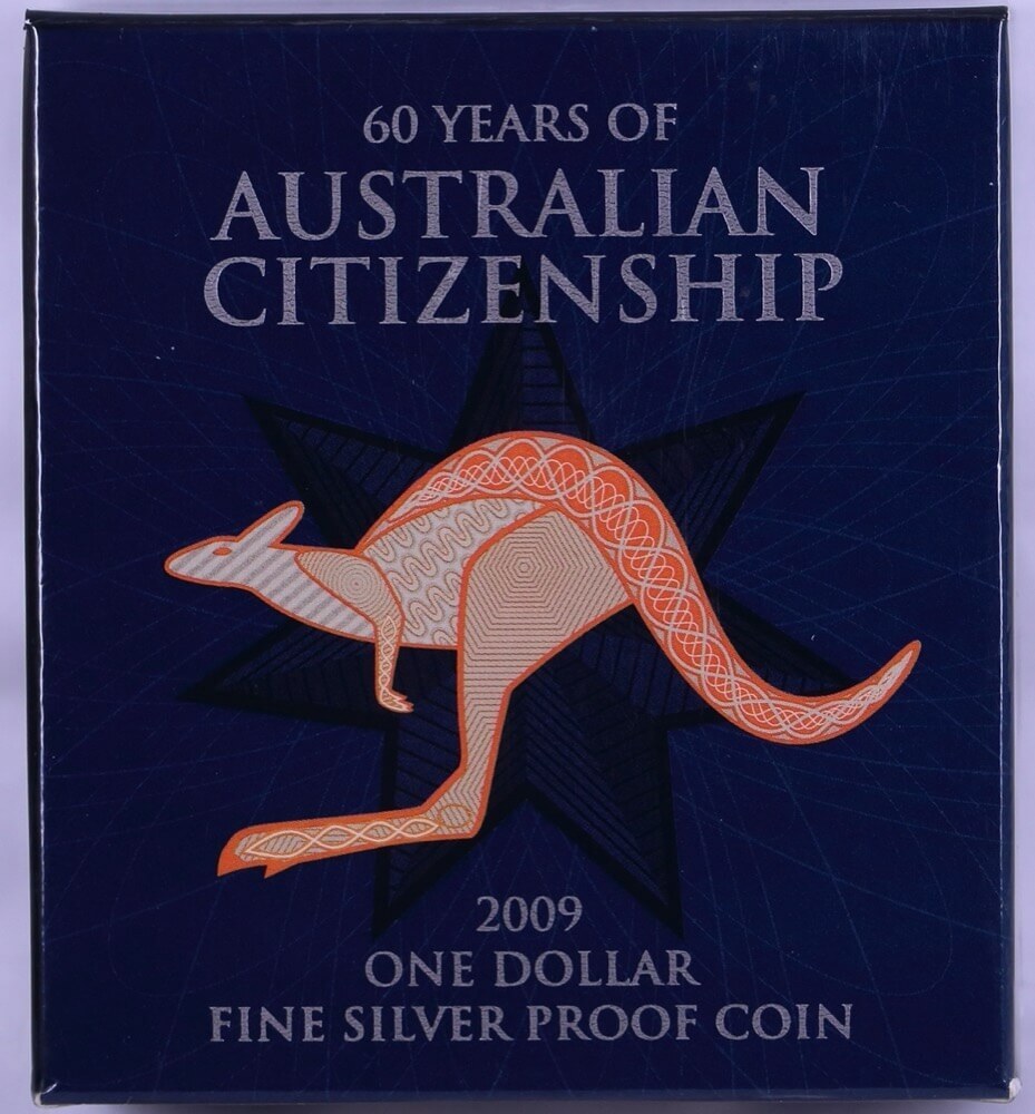 2009 One Dollar Silver Proof Coin 60 Years of Australian Citizenship product image