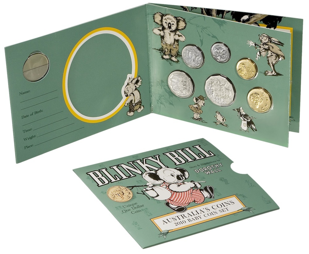Australia 2010 Baby Uncirculated Mint Coin Set Blinky Bill product image