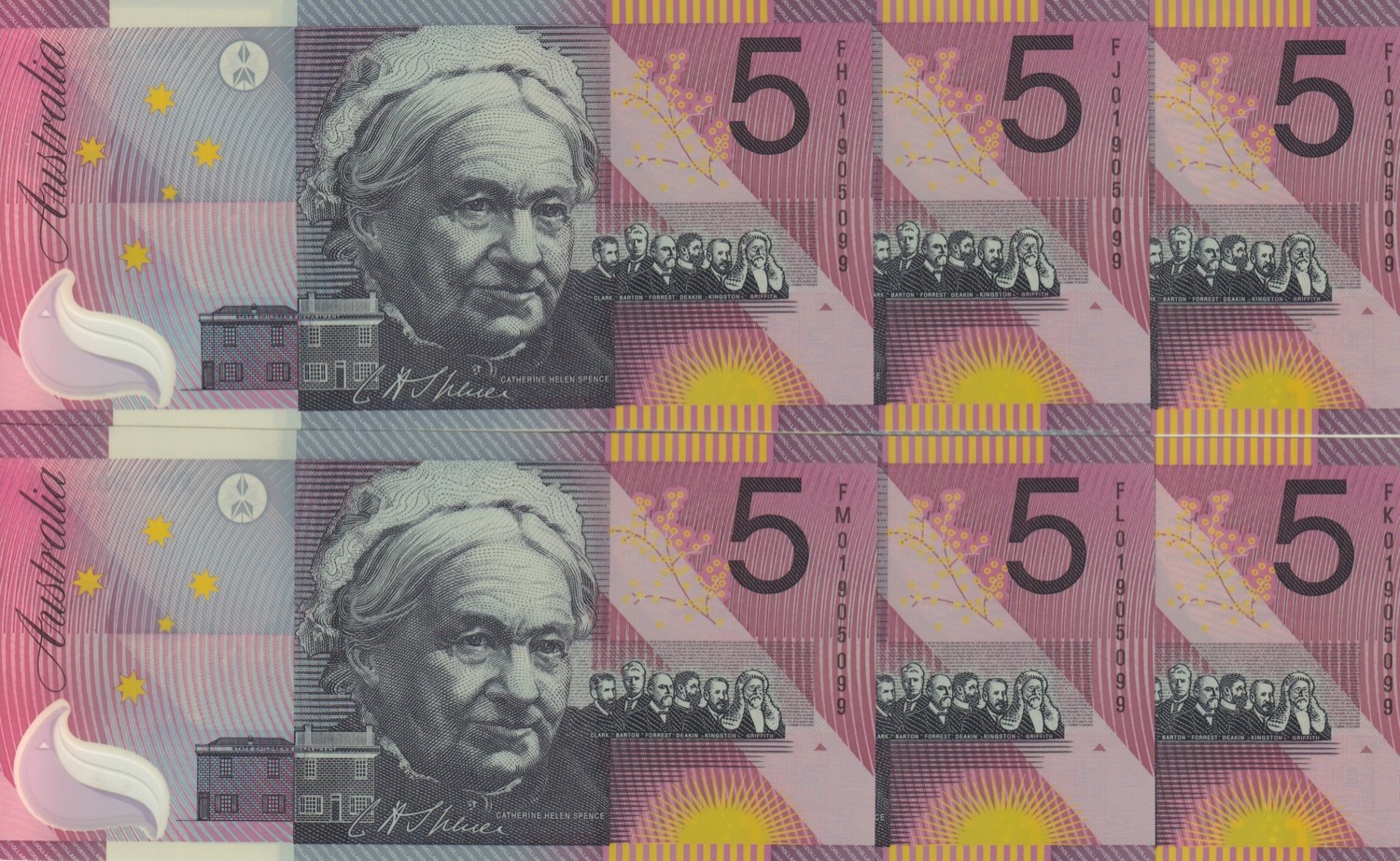 2001 Five Dollar Folder Federation Set Issued at ANDA Trade Shows product image