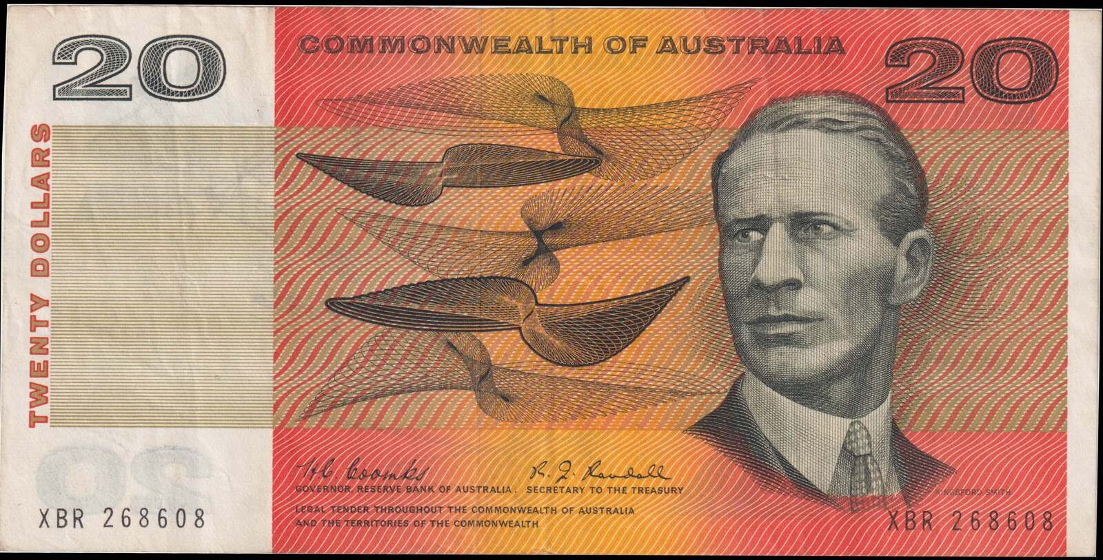 1968 $20 Note Coombs/Randall R402 about VF product image
