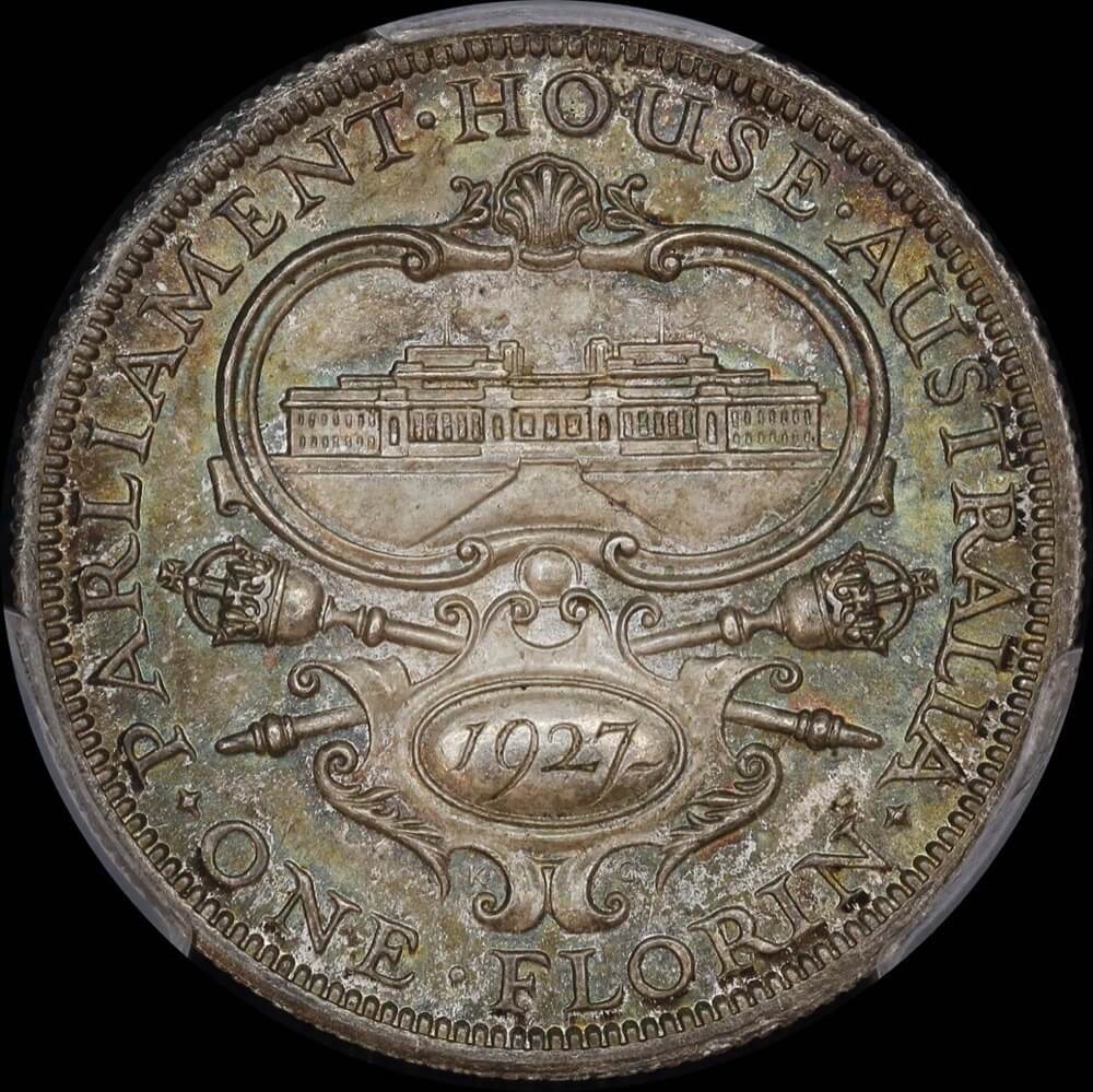 1927 Florin Canberra Gem Unc (PCGS MS65) product image