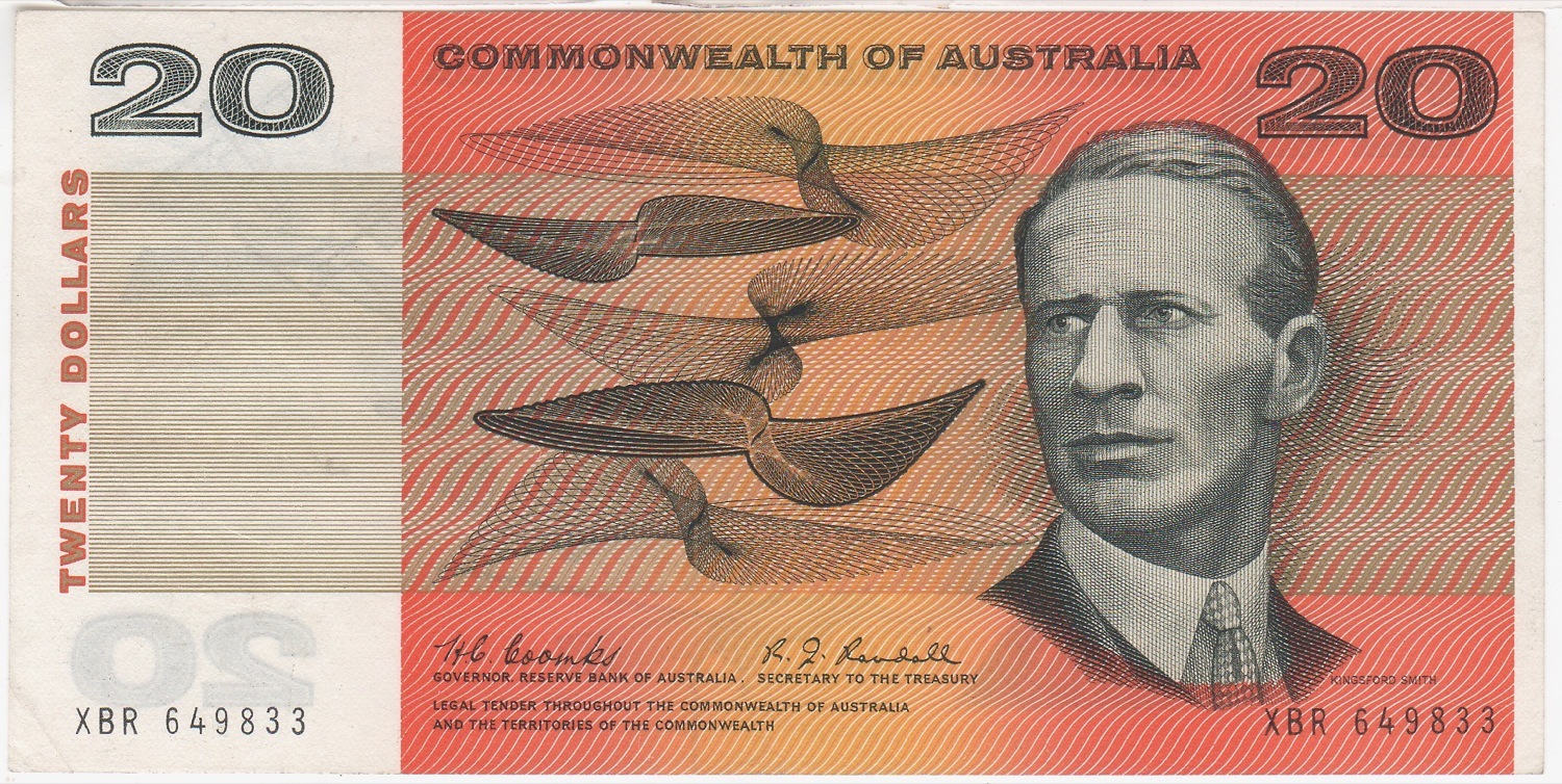1968 $20 Note Coombs/Randall R402 good VF product image
