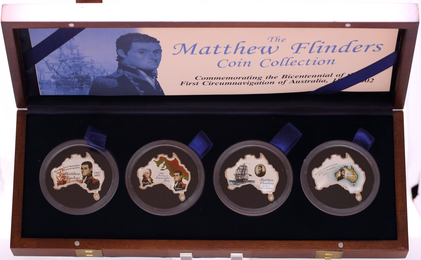 2002 Silver One Ounce Four Coin Set Flinders Bicentenary  product image