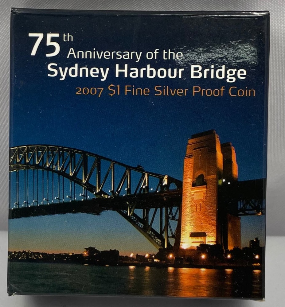 2007 One Dollar Silver Proof Sydney Harbour Bridge product image