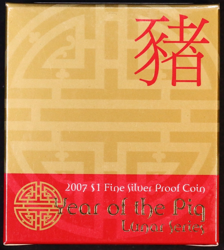 2007 One Dollar Silver Proof Year of the Pig product image