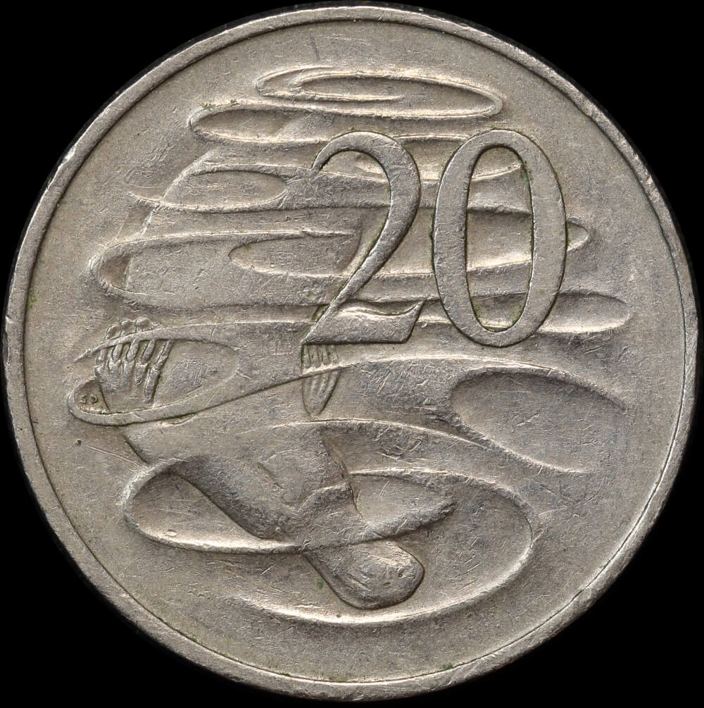 1966 Twenty Cent Wavy Baseline Fine product image