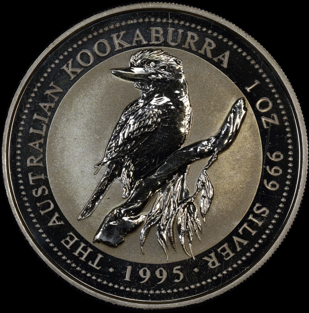 1995 Silver One Ounce Unc Coin Kookaburra product image