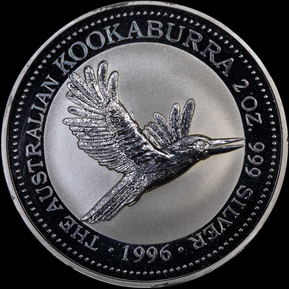 1996 Silver Two Ounce Unc Coin Kookaburra product image