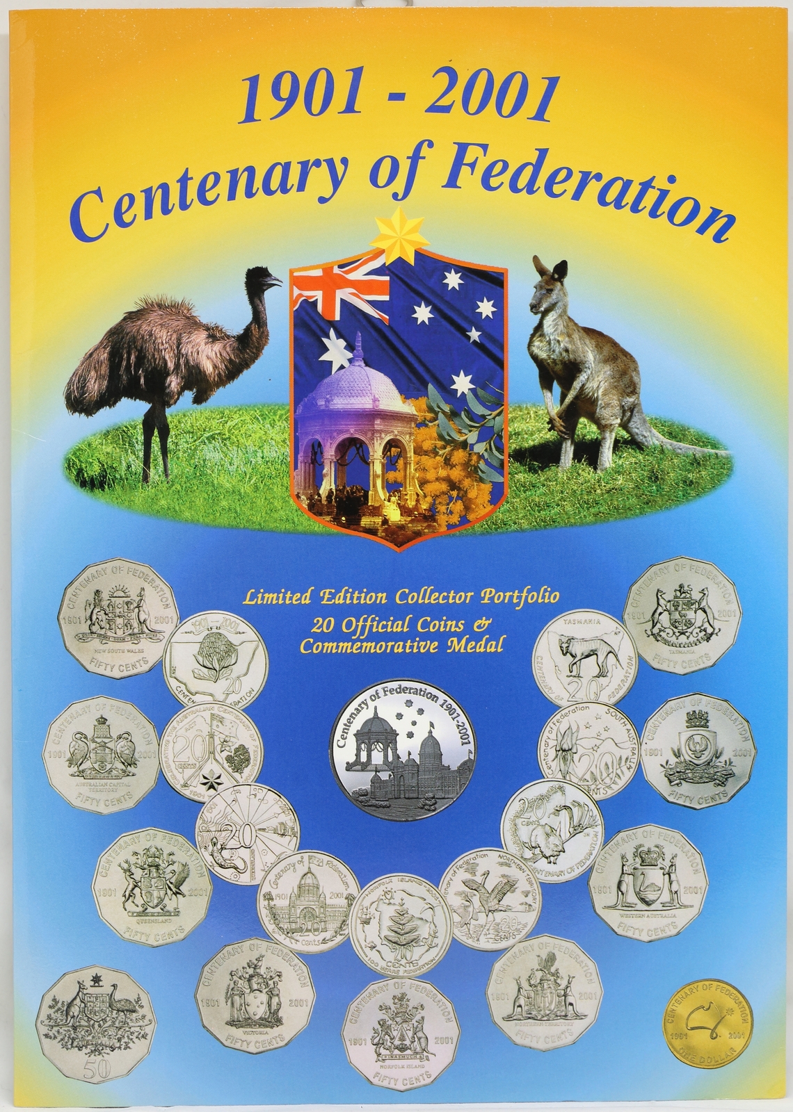 2001 Centenary of Federation Unofficial 20 Coin Set Uncirculated product image