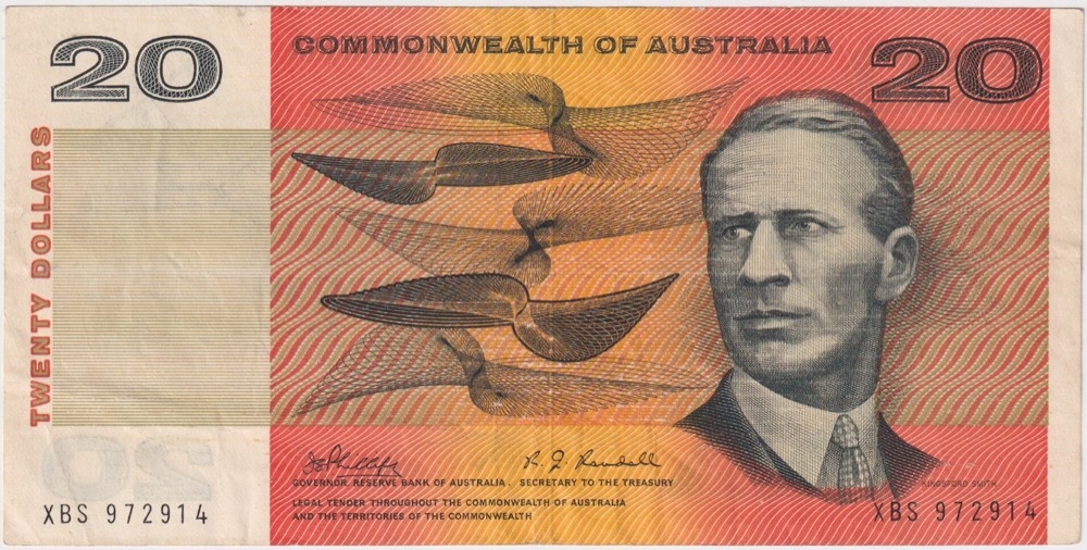 1968 $20 Note Phillips/Randall XBS First Prefix R403F Fine product image