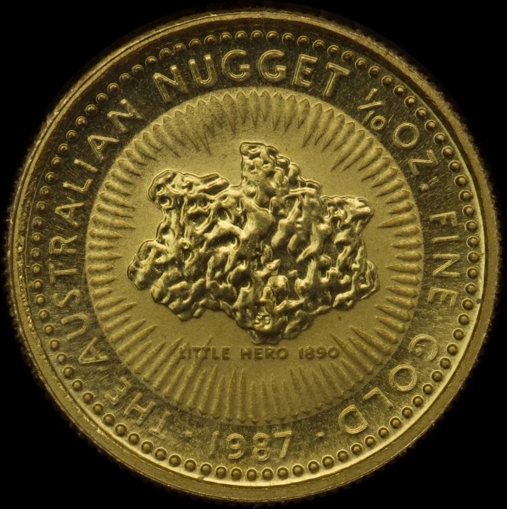 1987 Gold Tenth Ounce Specimen Coin Nugget - Little Hero product image
