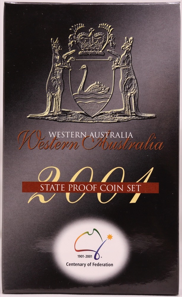 2001 Federation Three Coin Proof Set Western Australia product image