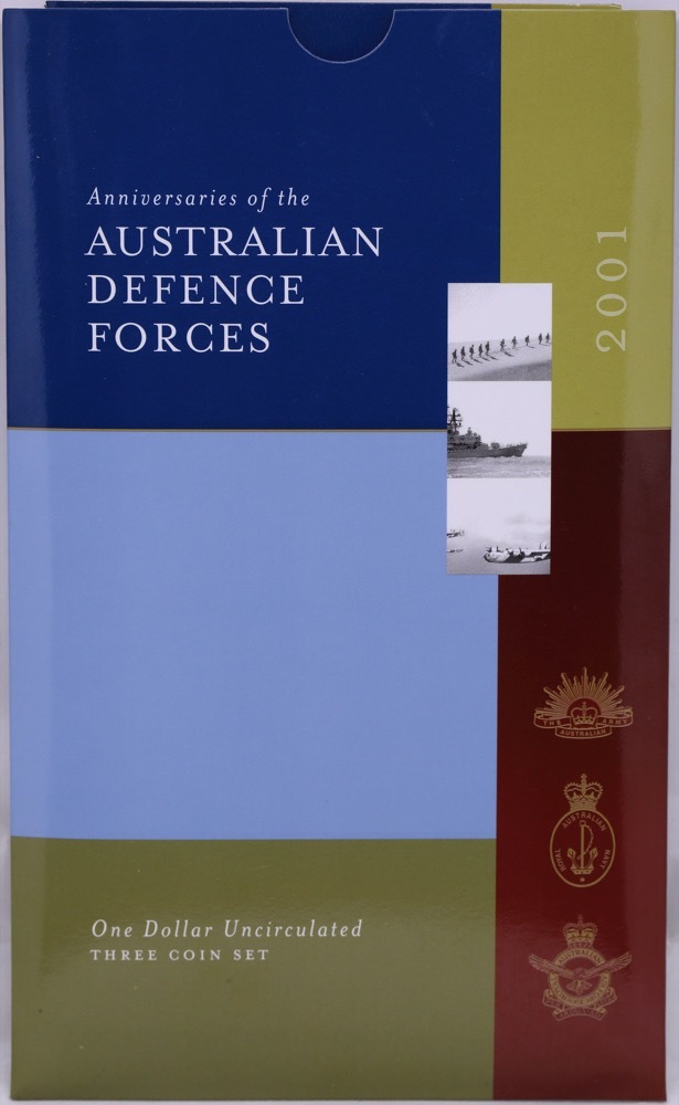2001 One Dollar Unc Defence Forces Trio product image
