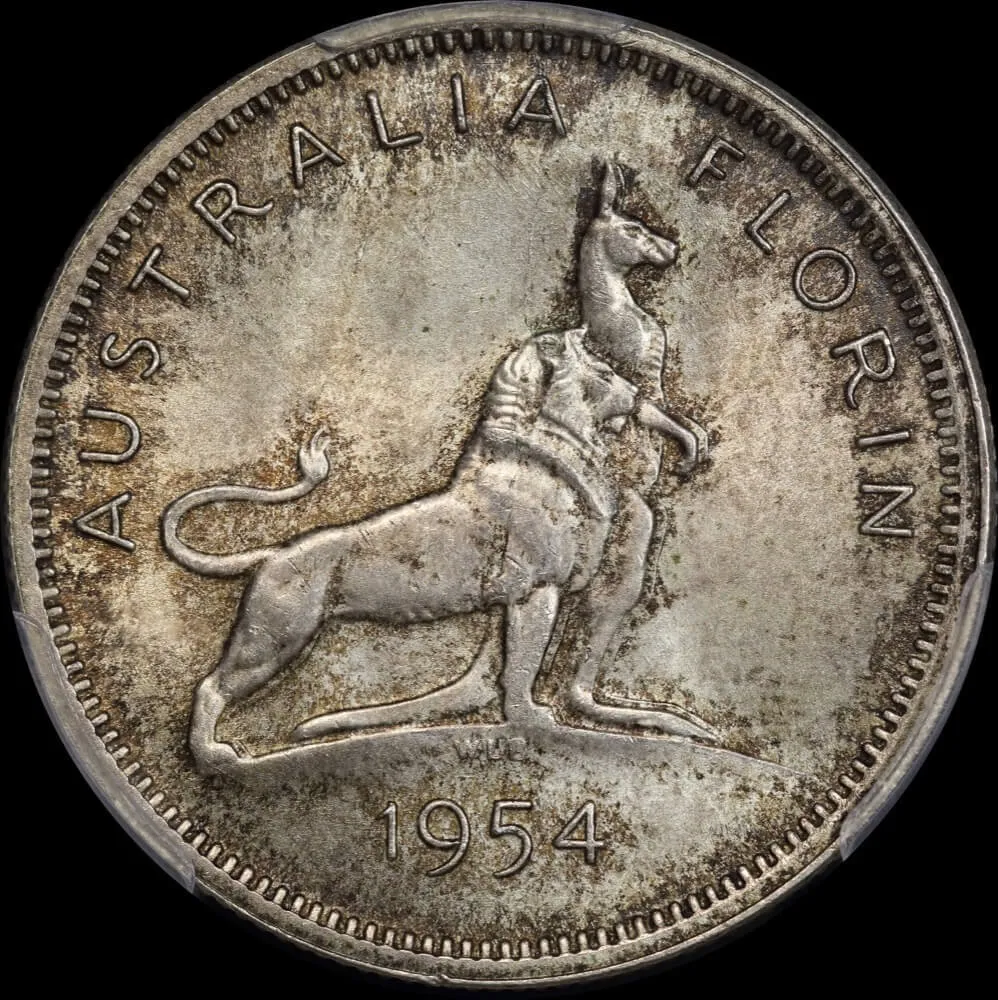 1954 Florin Royal Visit Choice Unc (PCGS MS64) product image