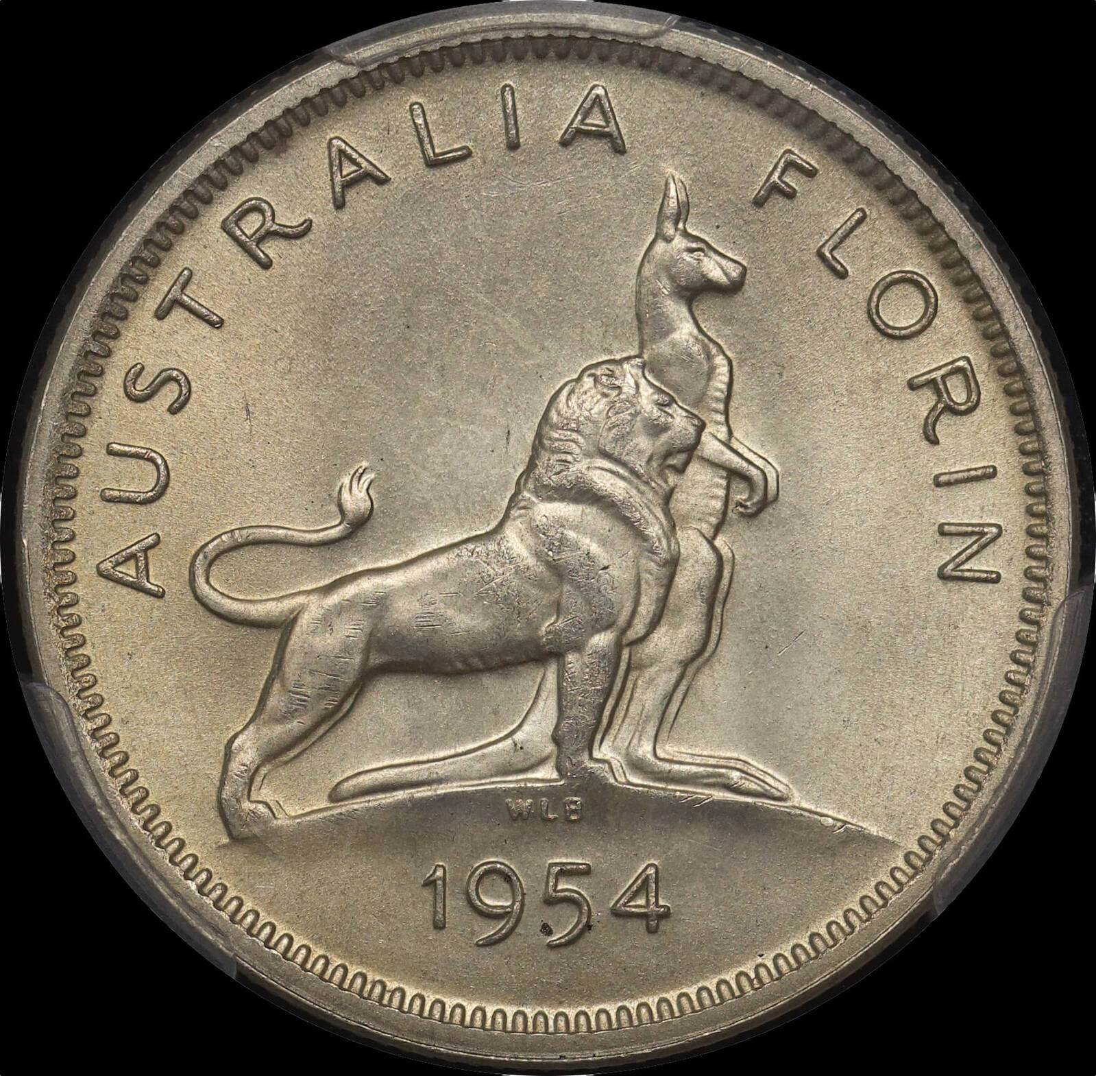1954 Florin Royal Visit Gem Unc (PCGS MS65) product image