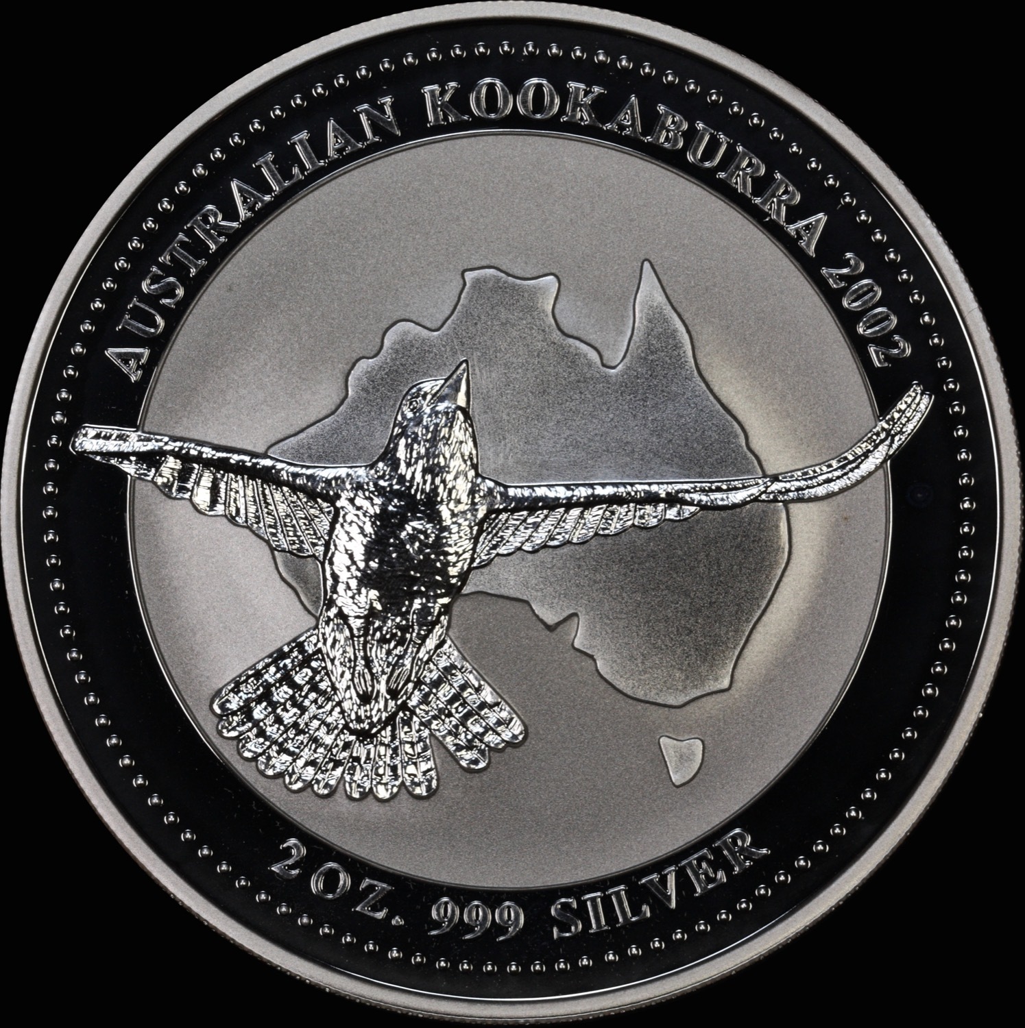 2002 Silver Two Ounce Unc Coin Kookaburra product image