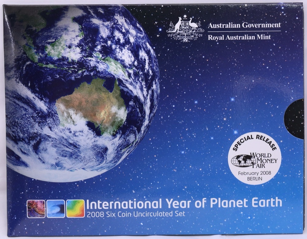 2008 Uncirculated Mint Coin Set Year of the Planet Berlin World Money Fair Edition product image