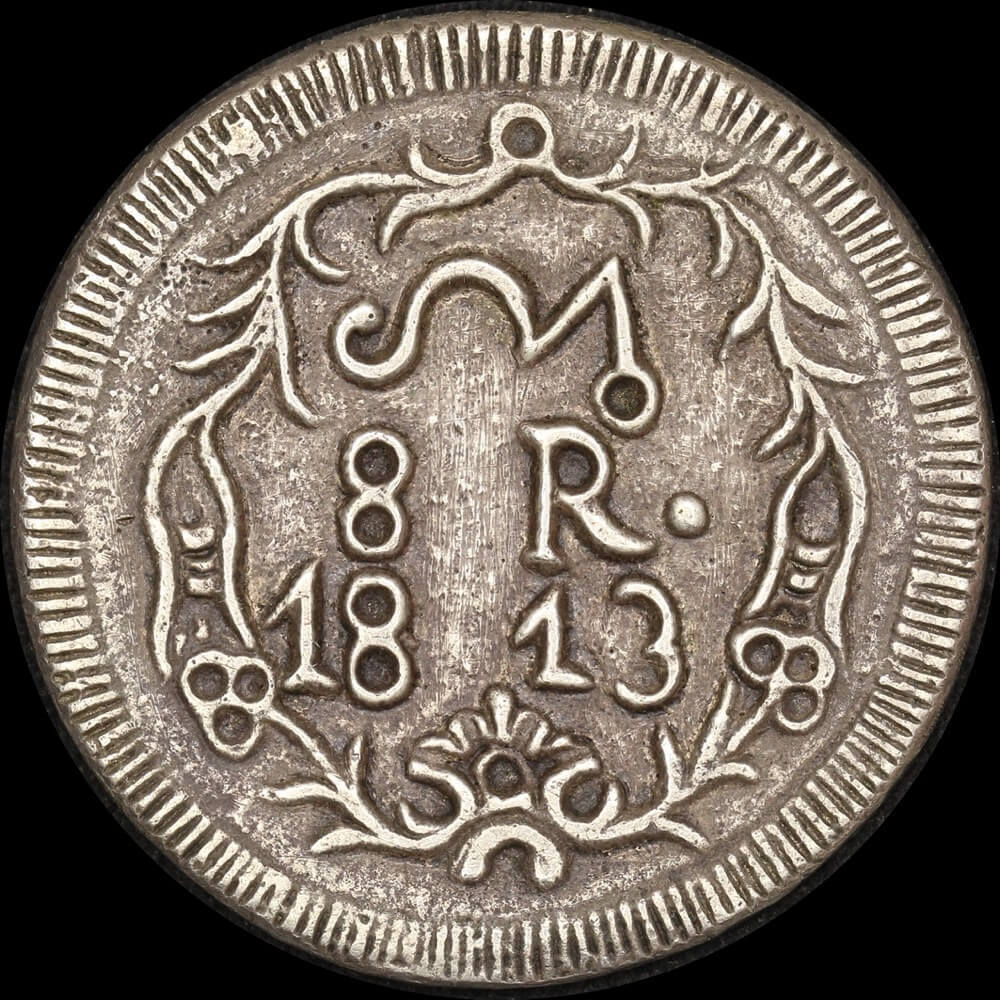 Mexico (Oaxaca) 1813 Silver 8 Reales KM# 235 good VF product image