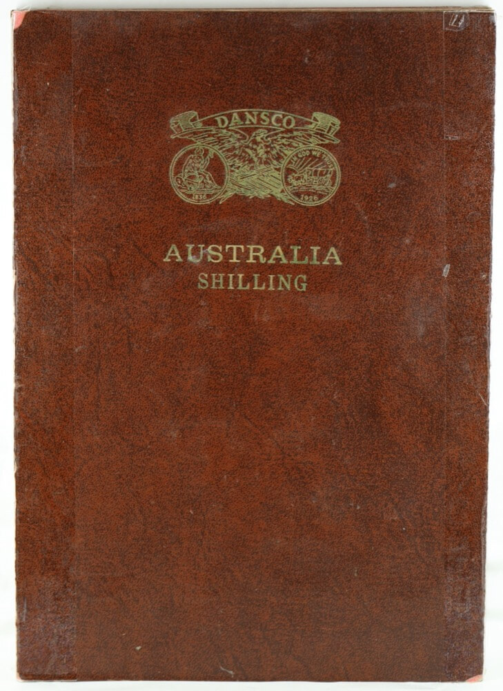 Date Set of Australian Shillings in Pressin Album (Includes 1921* and 1933) product image