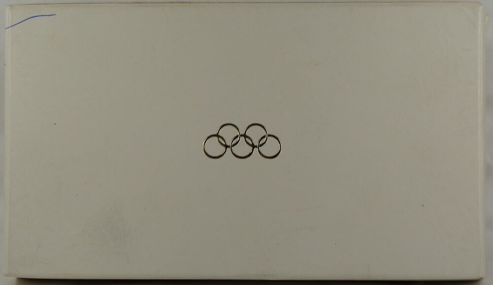 Austria 1995 IOC Olympic Centenary Silver 200 Schilling Proof Pair Gymnast and Slalom product image