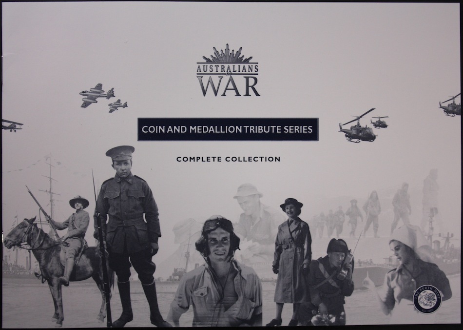 2003 Silver Five Coin Set Australians At War product image