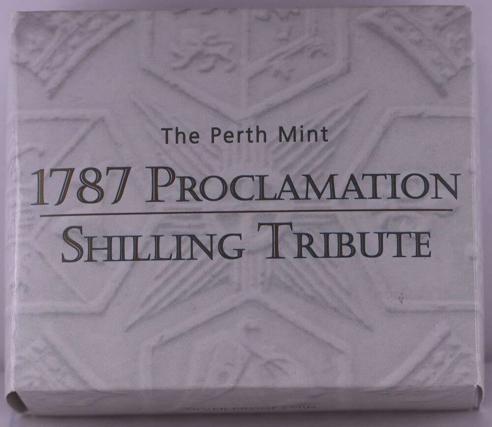 2008 Silver Fifty Cent Proof 1787 Shilling product image
