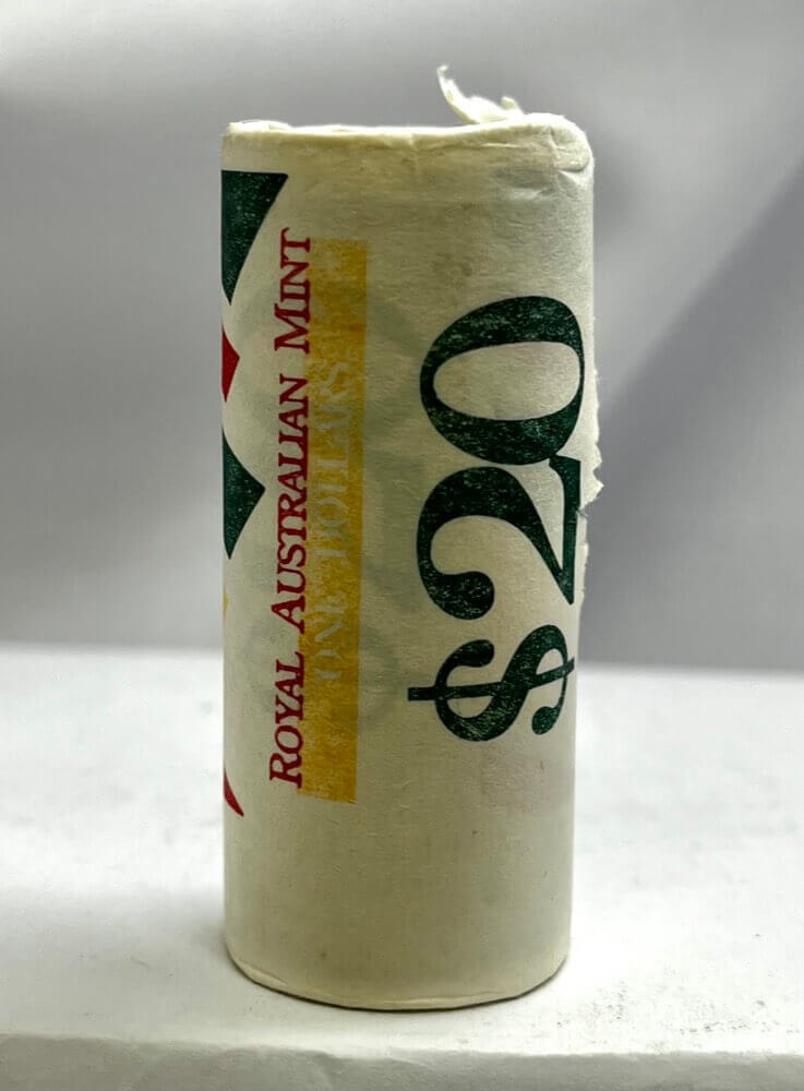 1988 One Dollar Mint Roll Unc Bicentennial Heads / Tails product image