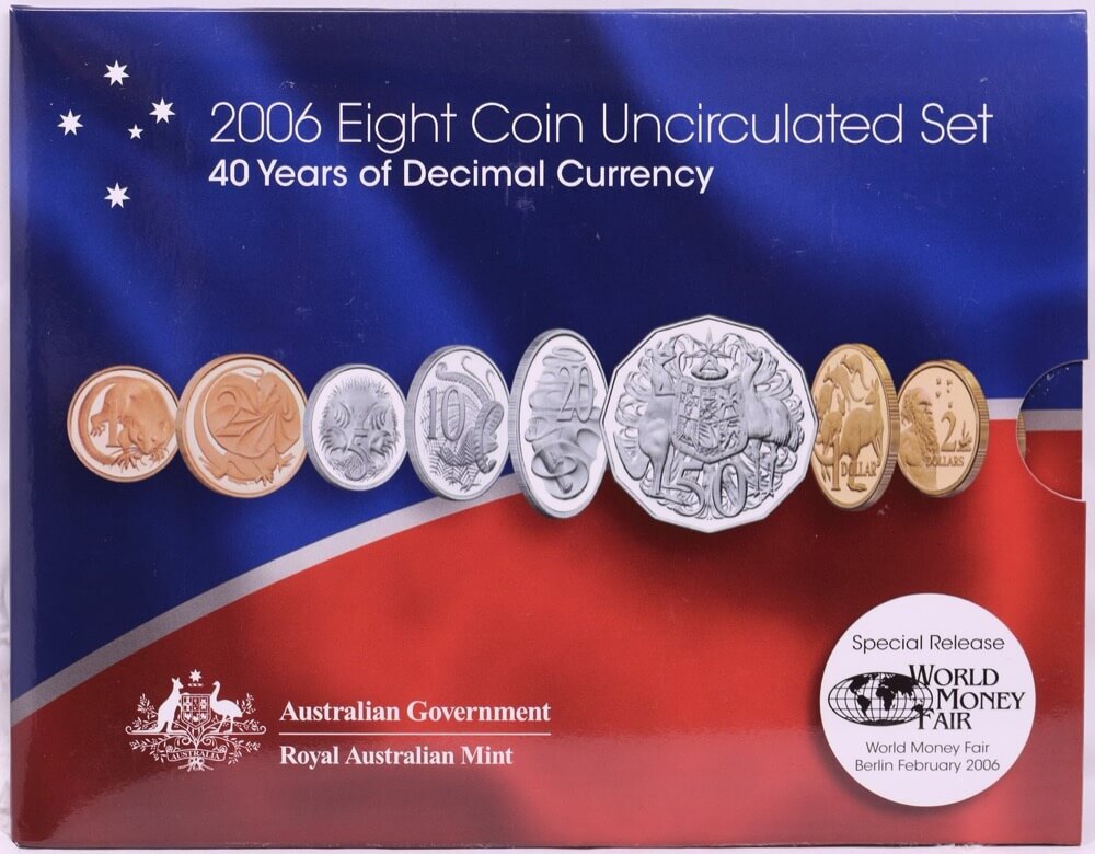 Australia 2006 Mint Set Decimal Currency Berlin Trade Show Release product image