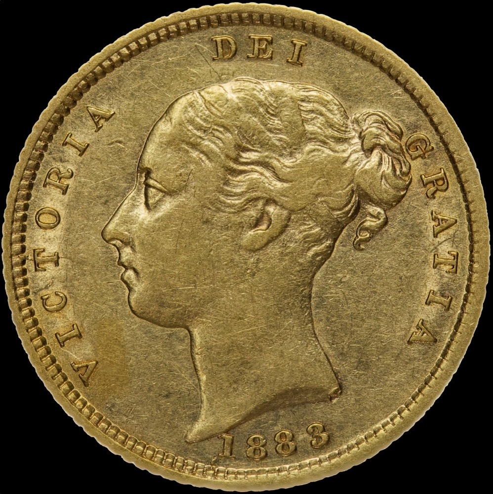 1883 Sydney Young Head Half Sovereign about VF product image