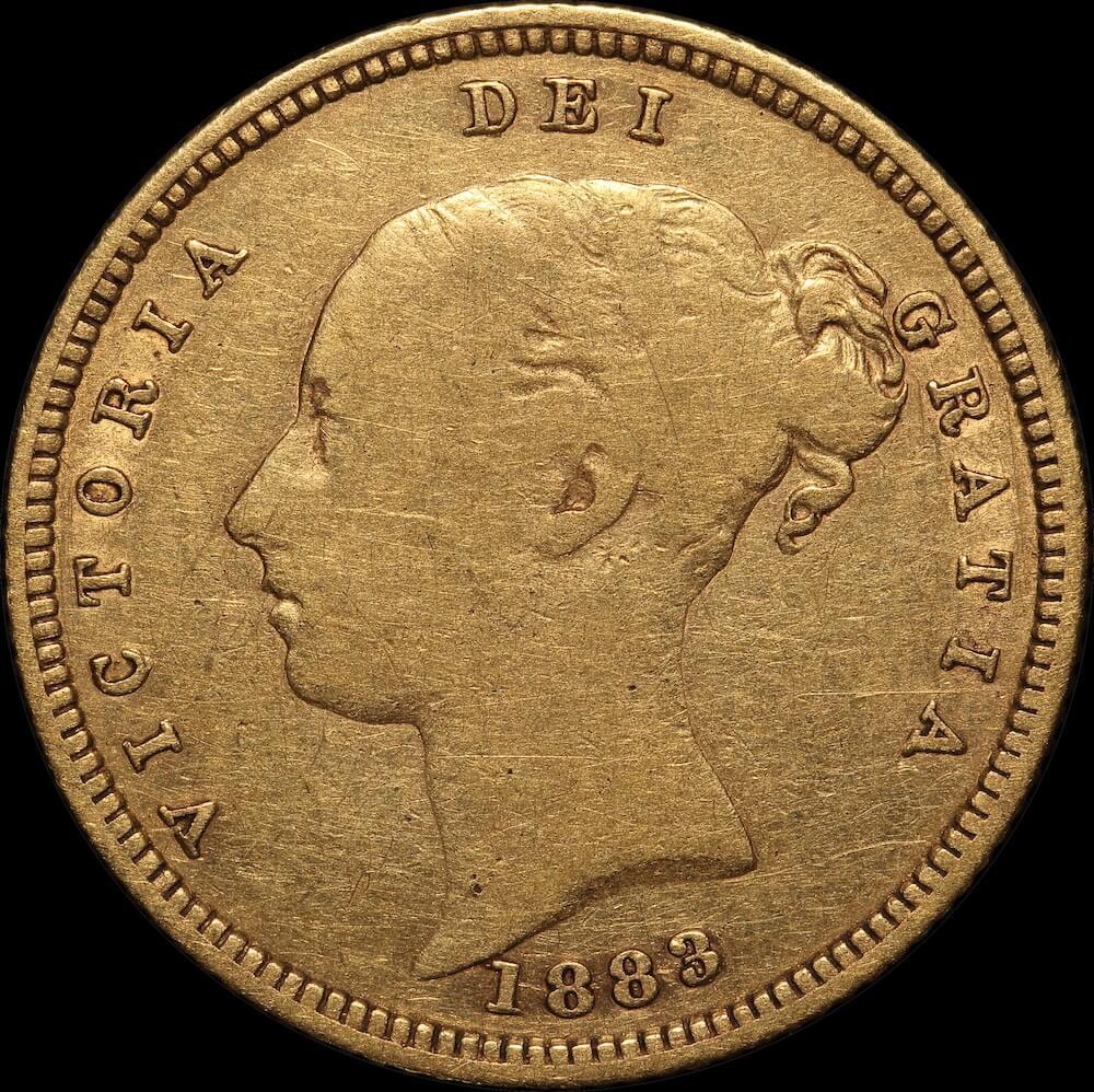 1883 Sydney Young Head Half Sovereign 5/3 Fine product image