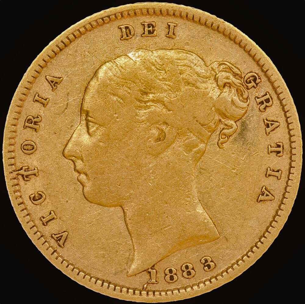 1883 Sydney Young Head Half Sovereign Fine product image