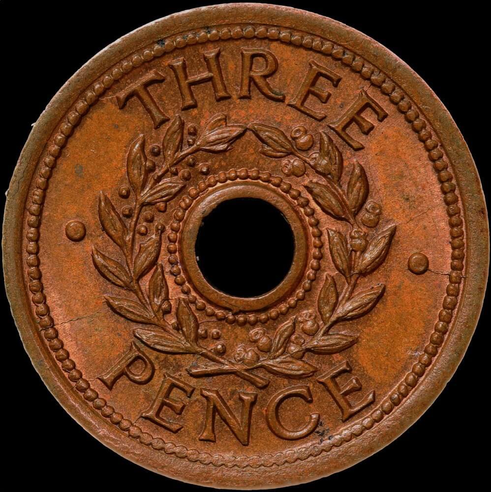 1942 Threepence Internment Token Unc (MS 62RB) product image