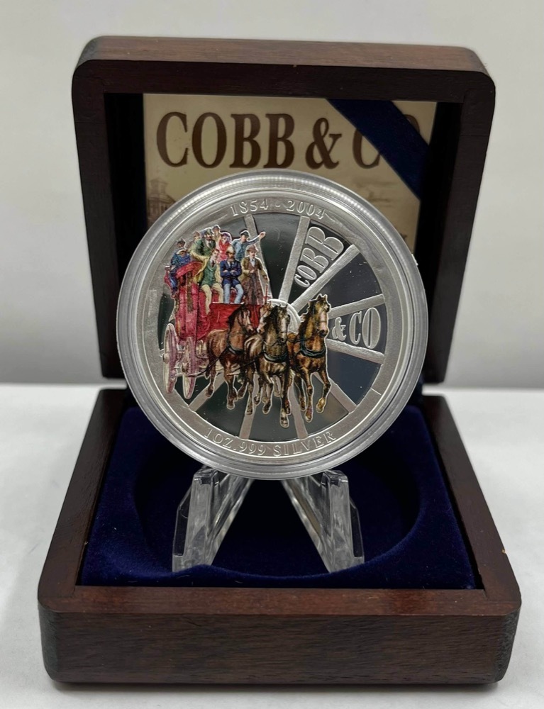 Cook Islands 2004 One Ounce Silver Proof Cobb & Co product image