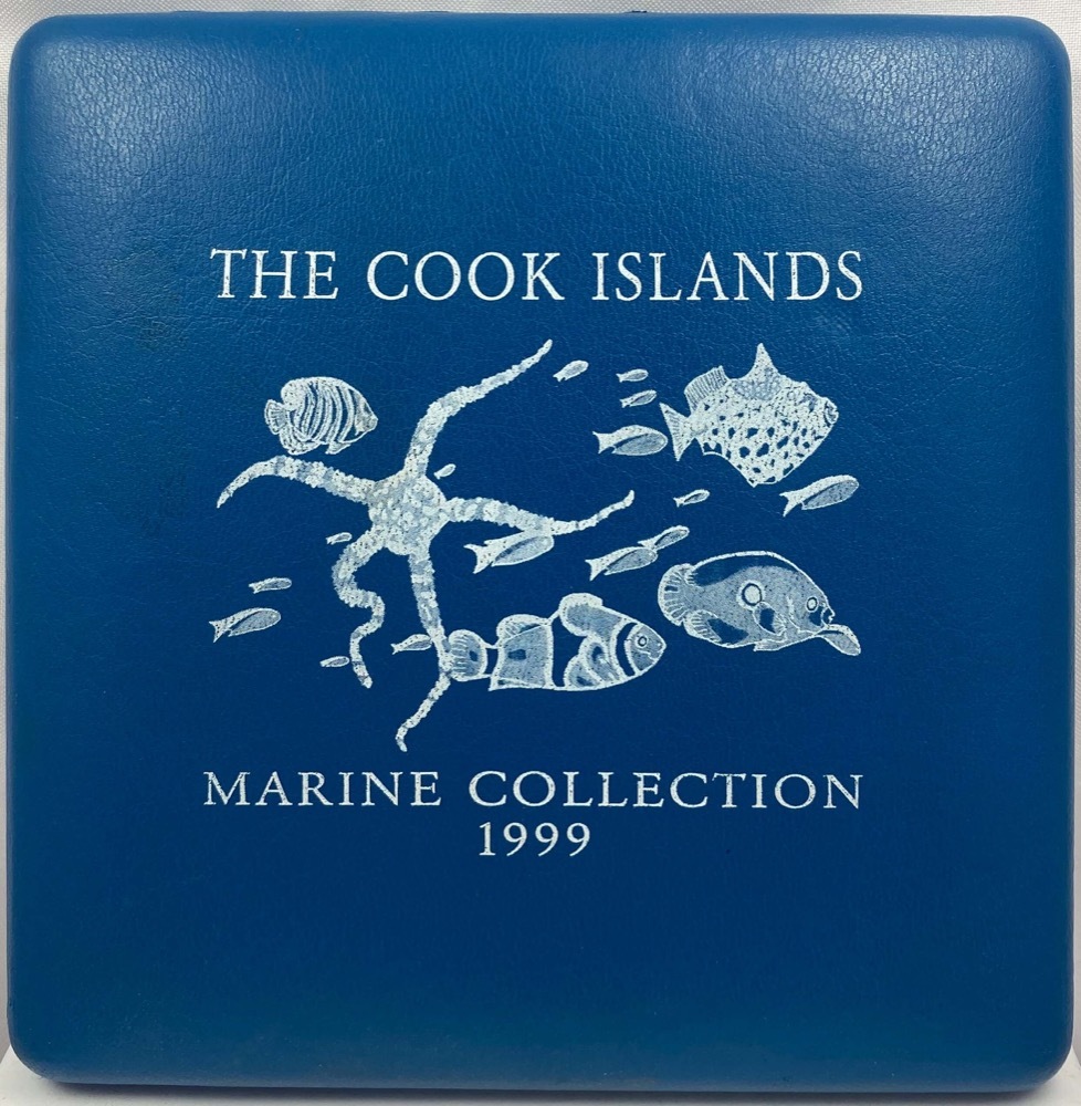 Cook Islands 1999 Silver 5 Coin Set Marine Collection product image
