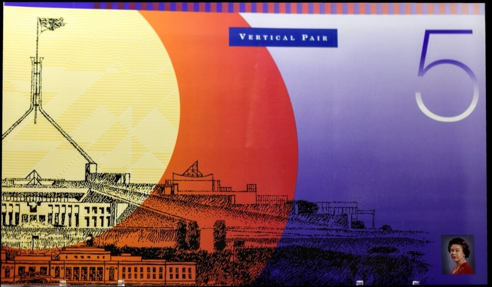 1996 Five Dollar Uncut Vertical Pair Deluxe product image