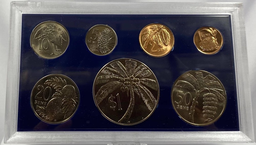 Western Samoa 1974 7 Coin Specimen Set product image