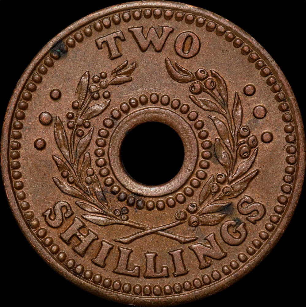 1942 Two Shilling Internment Token about Unc product image