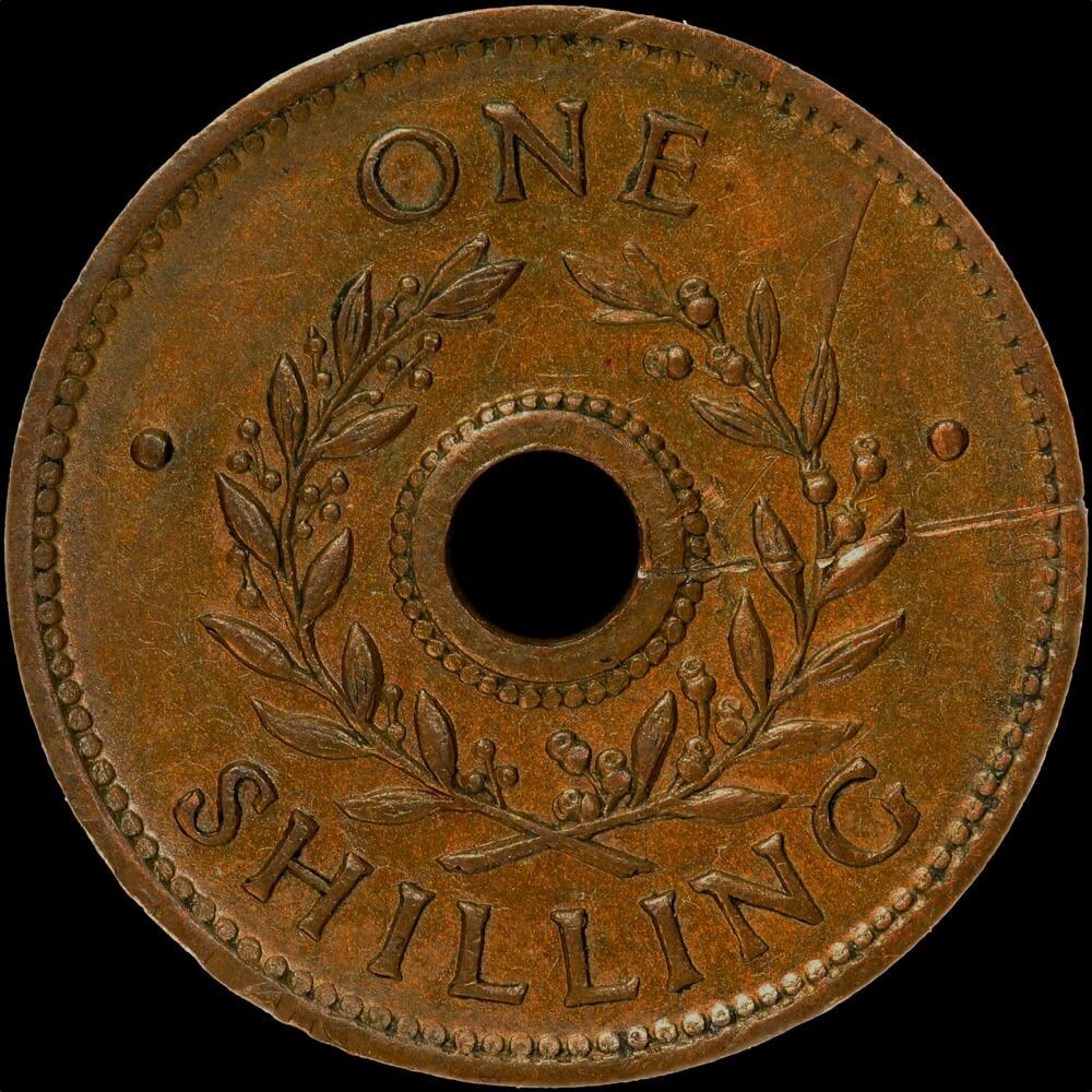 1942 One Shilling Internment Token about VF product image