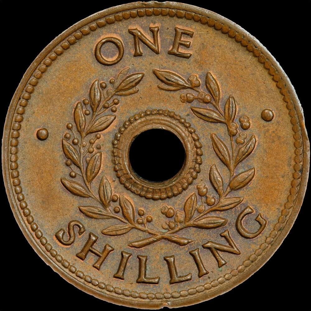 1942 One Shilling Internment Token Unc (MS 62BN) product image