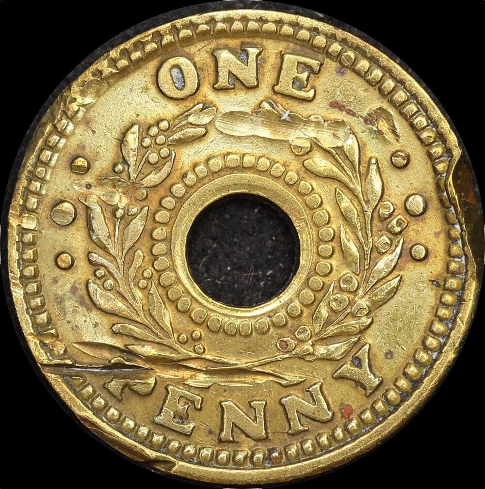 1942 One Penny Internment Token Fine product image