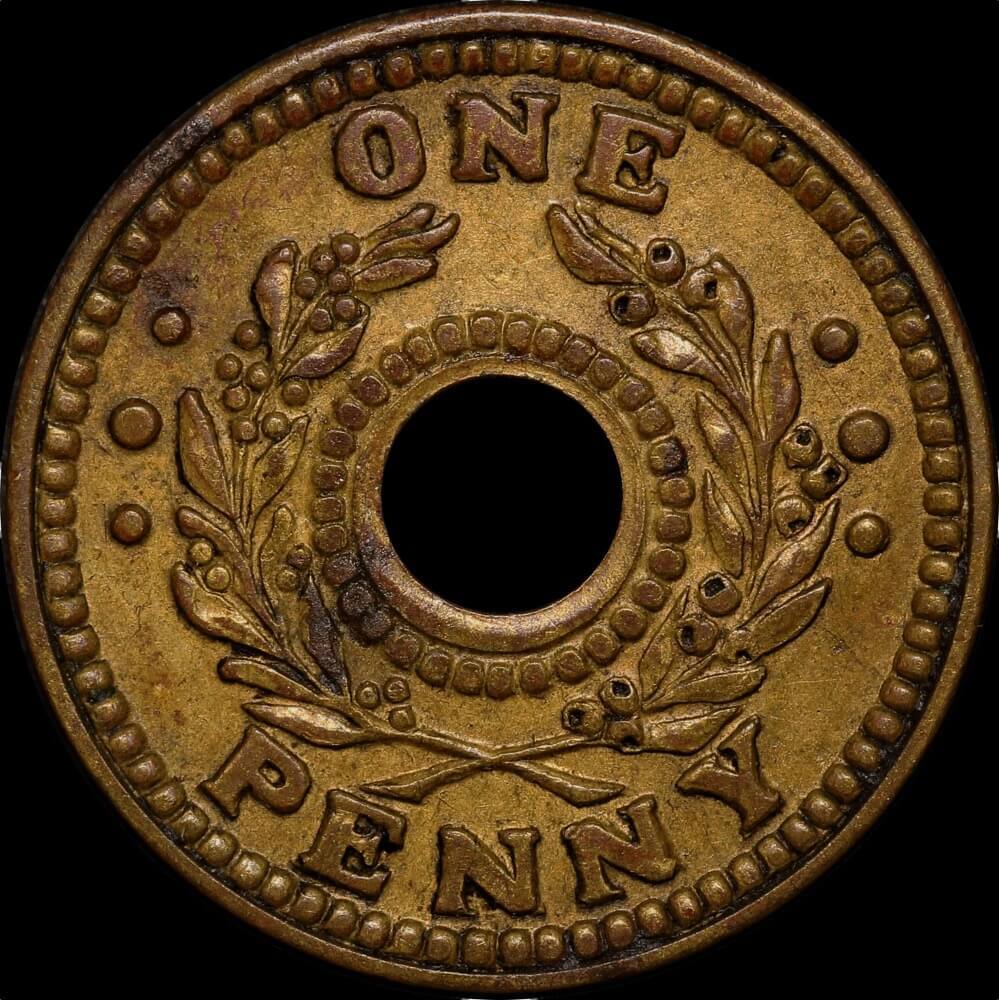 1942 One Penny Internment Token good VF product image