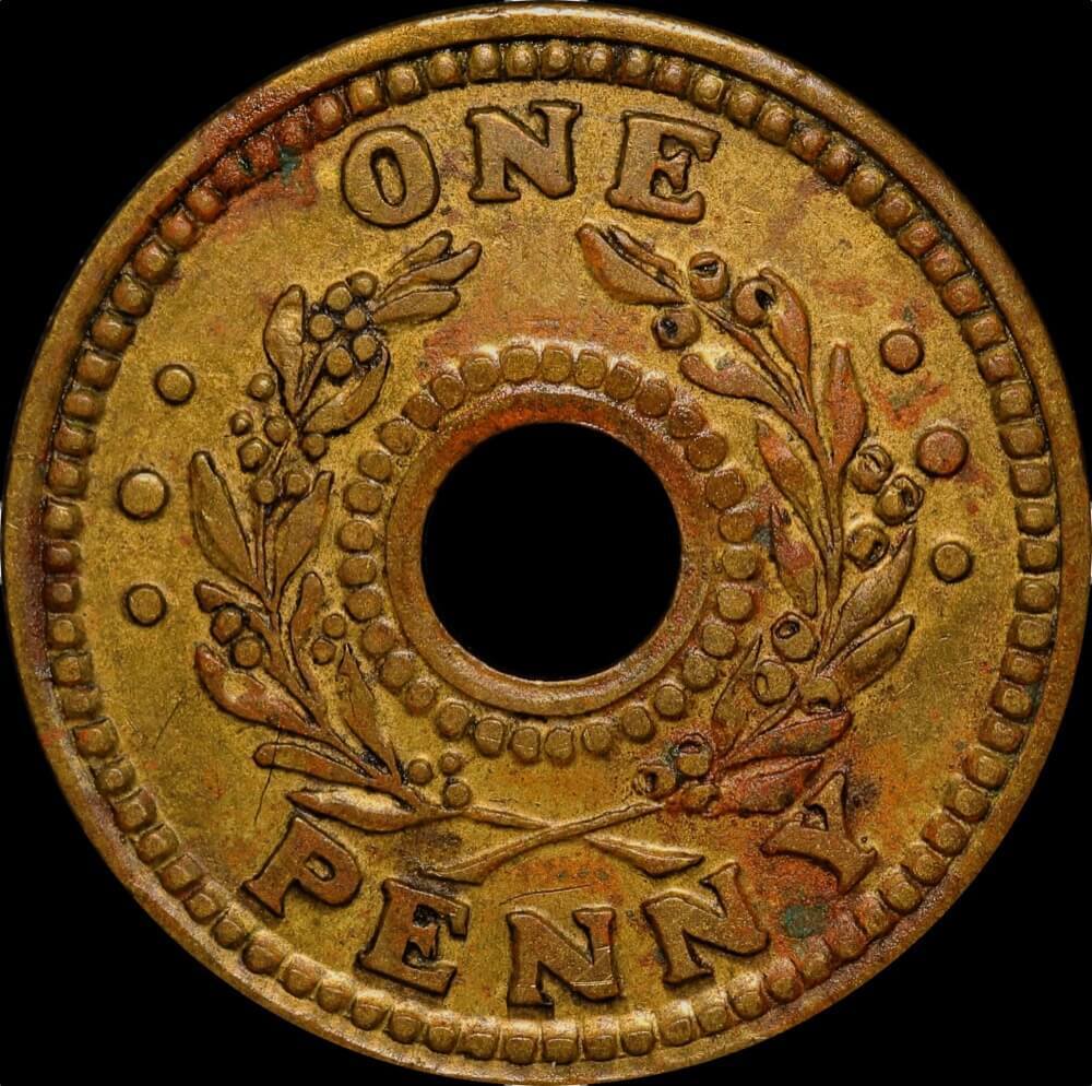 1942 One Penny Internment Token Very Fine product image