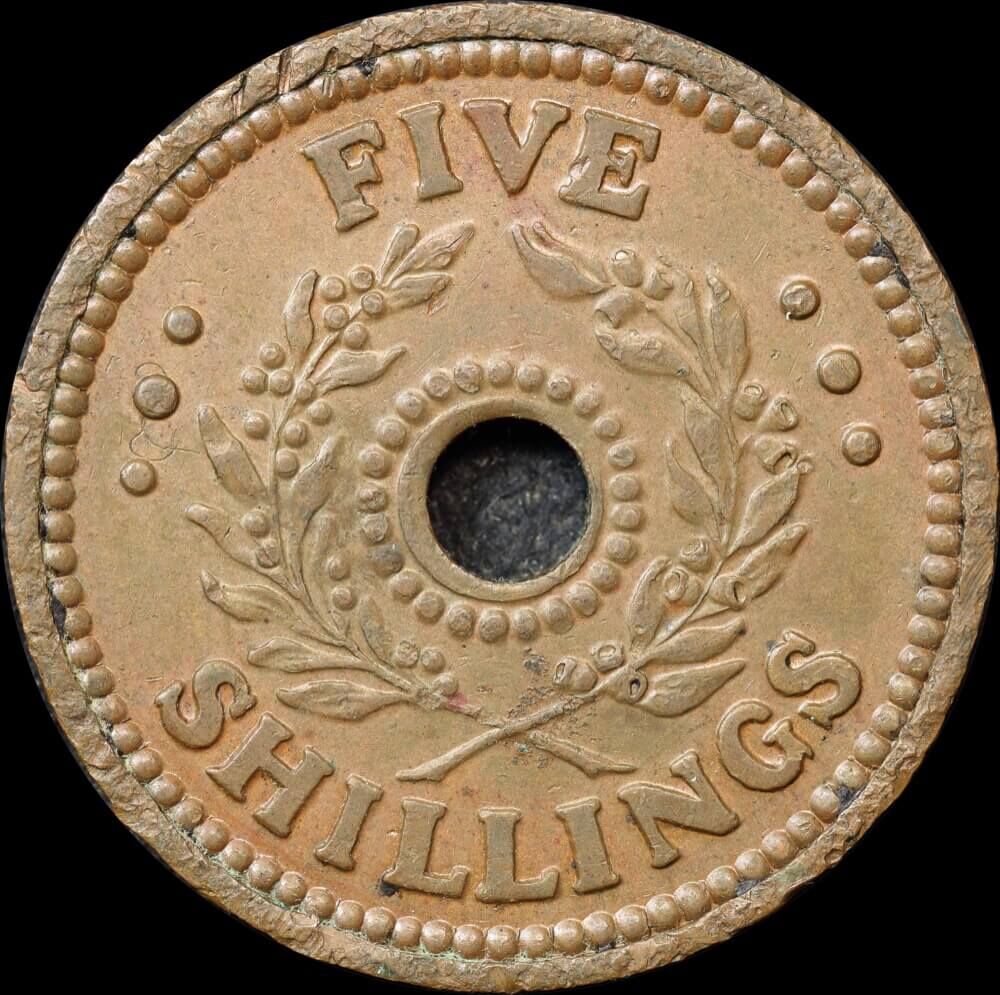1942 Five Shilling Internment Token Extremely Fine product image