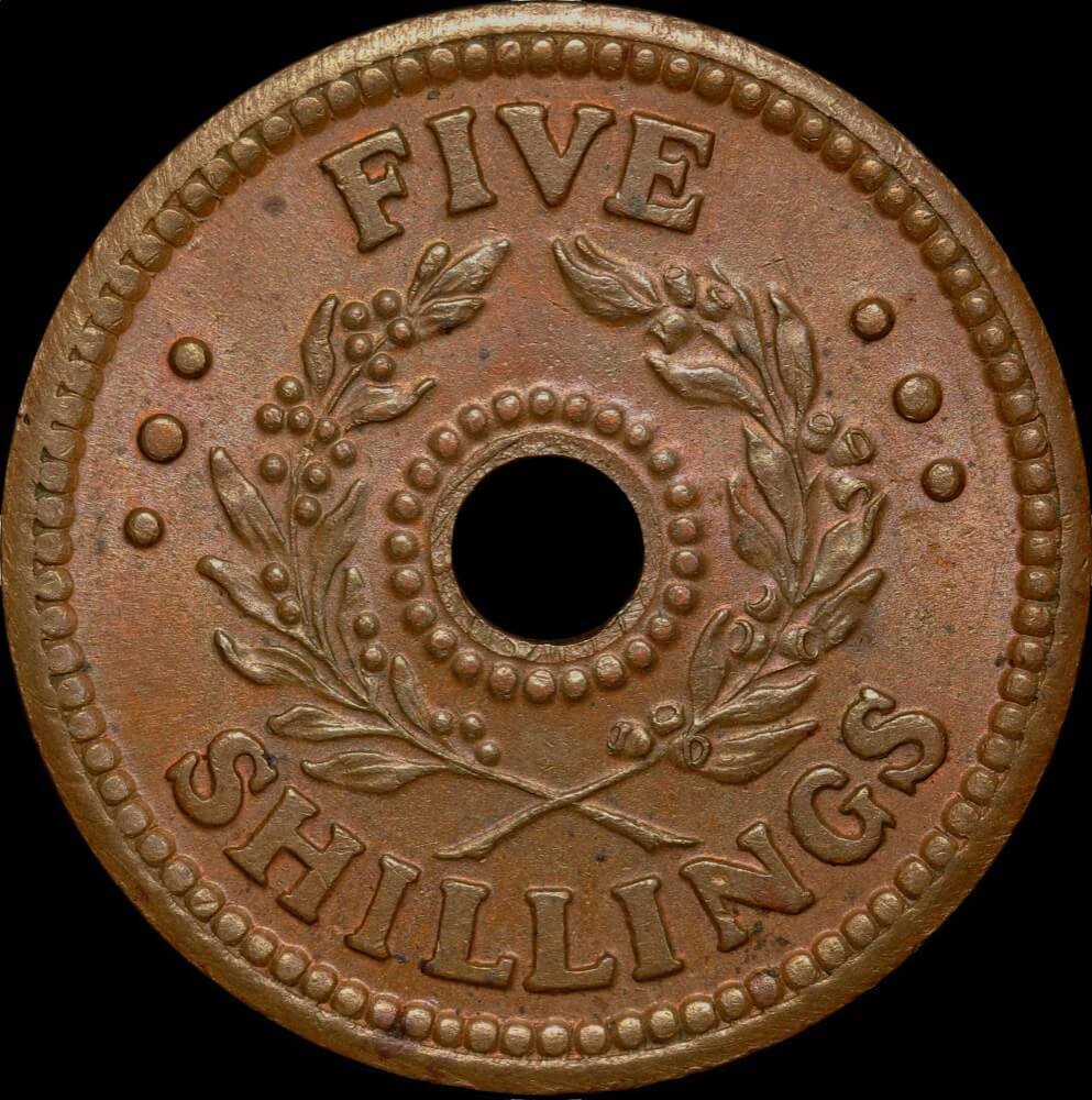 1942 Five Shilling Internment Token Extremely Fine product image