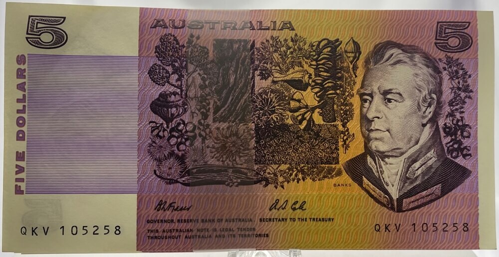 1991 $5 Note Bundle Paper Fraser/Cole R213 Uncirculated product image