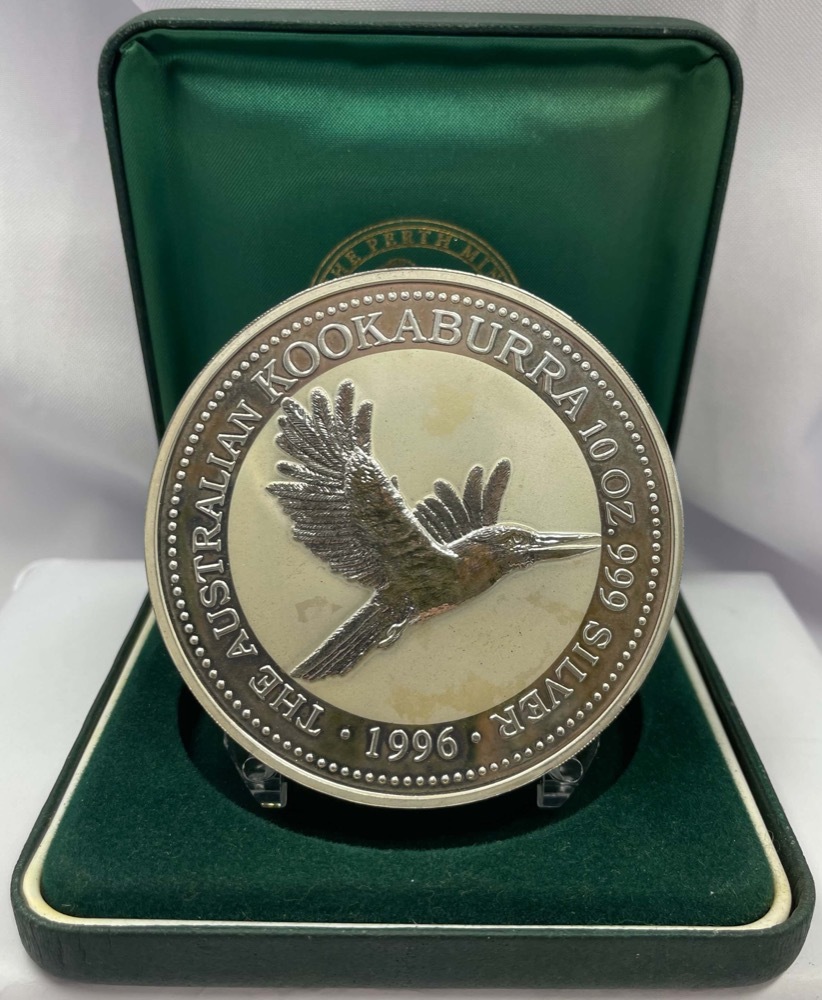 1996 Silver Ten Ounce Specimen Coin Kookaburra product image