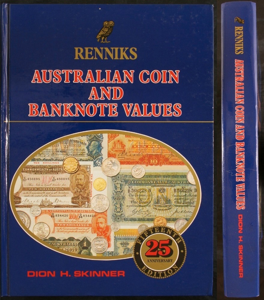 Renniks Australian Coin And Banknote Values Book - 25th Anniversary Edition product image