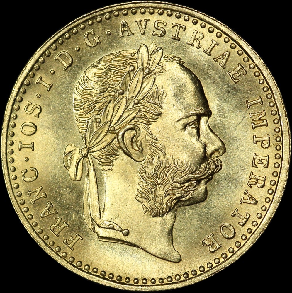 Austria 1915 Gold 1 Ducat KM#2267 Uncirculated product image