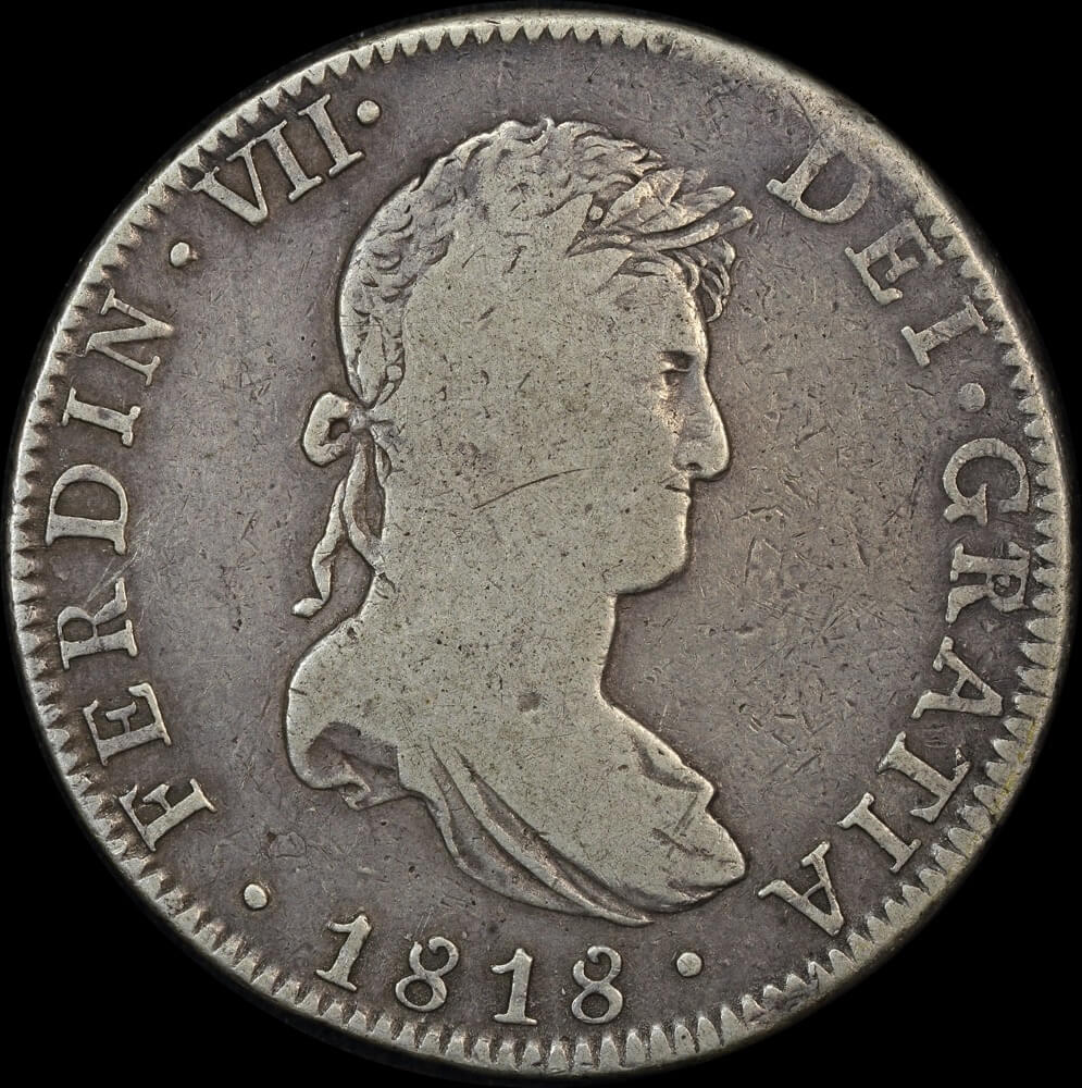 Mexico 1818 Silver Eight Reales  KM# 111.5 Fine product image